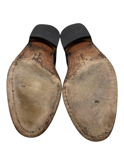 Ferragamo Shoe Size 10 Black Leather Solid Dress Men's Shoes Black / 10