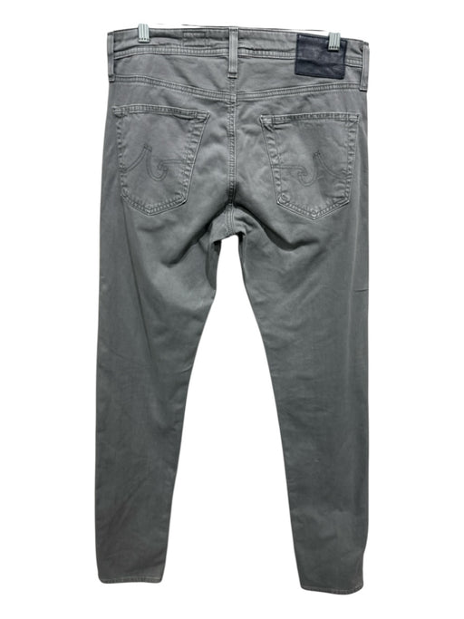 AG Size 30 Gray Cotton Solid Zip Fly Men's Pants Gray / 30