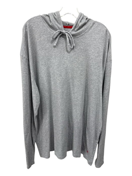 Polo Size XL Gray Cotton Solid Hoodie Men's Jacket Gray / XL
