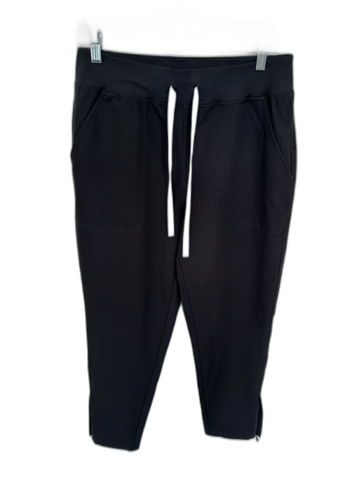 Figs Size MP Black Polyester Drawstring Jogger Athletic Pants Black / MP