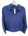 Figs Size S Navy Polyester Collar Long Sleeve Scrubs Athletic Top Navy / S