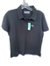 Figs Size M Black Pima Cotton Short Sleeve polo Scrubs Athletic Top Black / M