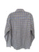 Bugatchi Size 16.5 Yellow & Blue Cotton Blend Grid Button Down Men's Shirt Yellow & Blue / 16.5