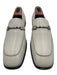 Ferragamo Shoe Size 8 Cream & Black Leather Solid Loafer Men's Shoes Cream & Black / 8