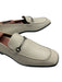 Ferragamo Shoe Size 8 Cream & Black Leather Solid Loafer Men's Shoes Cream & Black / 8