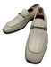 Ferragamo Shoe Size 8 Cream & Black Leather Solid Loafer Men's Shoes Cream & Black / 8