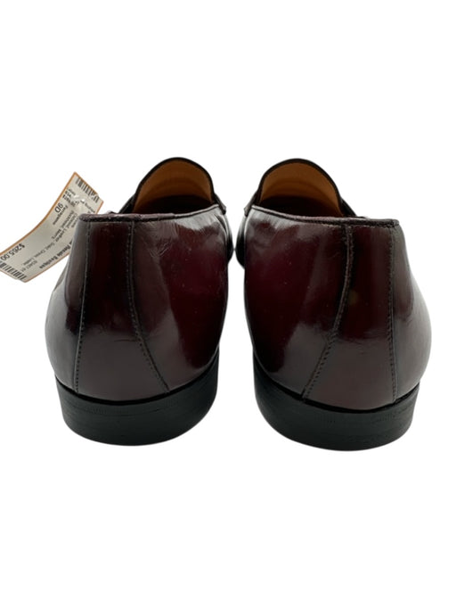 Ferragamo Shoe Size 9D Oxblood Leather Solid Dress Men's Shoes Oxblood / 9D
