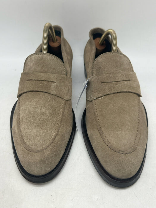 Pastori Shoe Size 8.5 NWT Tan Suede Solid loafer Men's Shoes
