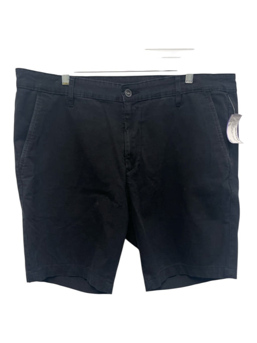 AG Size 38 Black Cotton Blend Solid Khaki Men's Shorts Black / 38