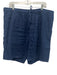 Onia Size XXL Navy Linen Blend Solid Khaki Waist Band Men's Shorts Navy / XXL