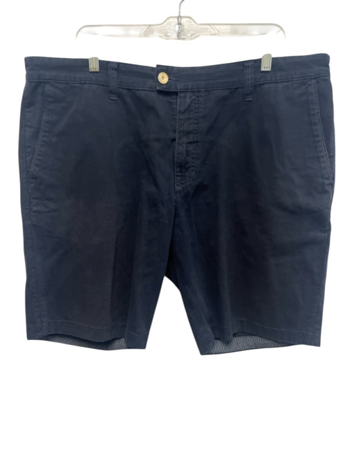 Ted Baker Size 40 Navy Cotton Blend Solid Khakis Men's Shorts Navy / 40