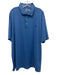 Polo Size XXL Blue Synthetic Solid Polo Men's Short Sleeve Blue / XXL