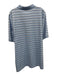 Polo NWT Size XL Light Blue & White Cotton Striped Polo Men's Short Sleeve Light Blue & White / XL