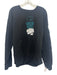 Off White Size M Black & White Cotton logo Sweatshirt Crew Long Sleeve Shirt Black & White / M