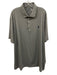 Polo Size XXL Gray Synthetic Solid Athletic Polo Men's Short Sleeve Gray / XXL