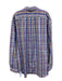 Polo NWT Size XLT Purple & Blue Print Cotton Blend Plaid Men's Long Sleeve Shirt Purple & Blue Print / XLT
