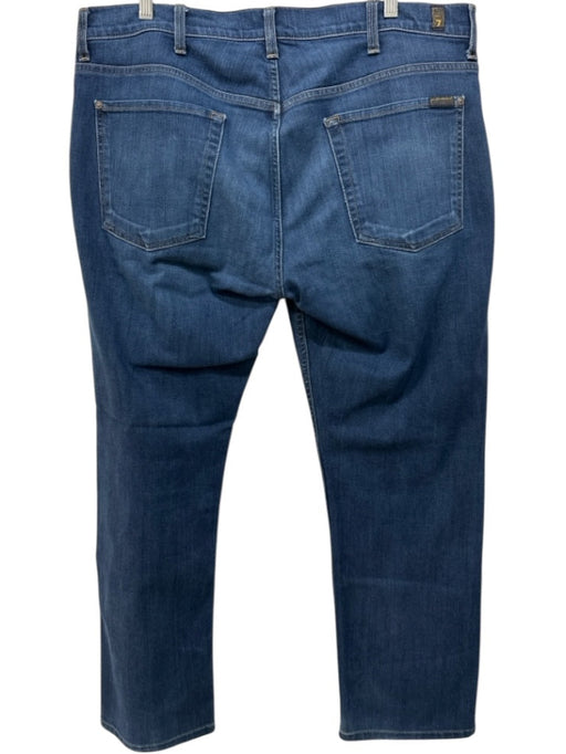 7 For All Mankind Size 40 Medium Wash Cotton Solid Jean Men's Pants Medium Wash / 40