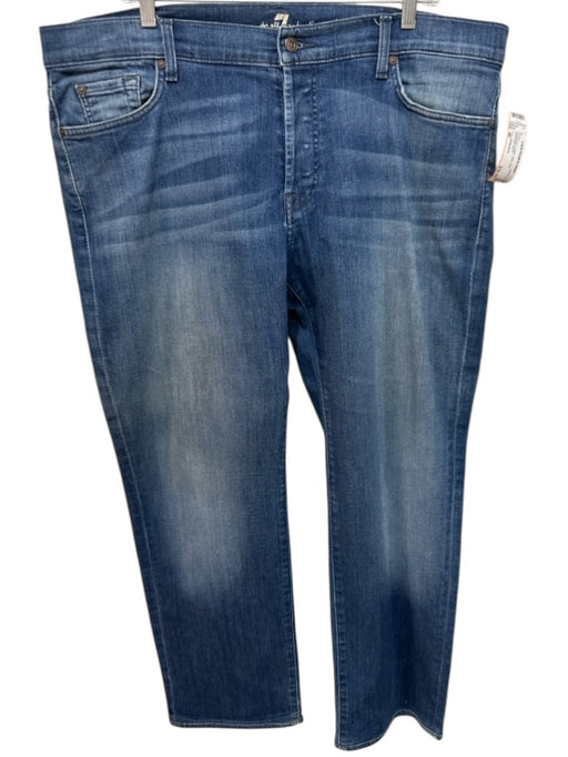 7 For All Mankind Size 40 Light Wash Cotton Solid Jean Men's Pants Light Wash / 40