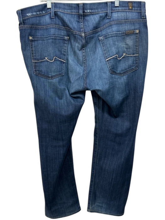 7 For All Mankind Size 40 Dark Wash Cotton Solid Jean Men's Pants Dark Wash / 40