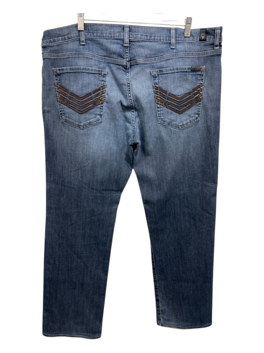 7 For All Mankind Size 40 Light Wash Cotton Solid Jean Men's Pants Light Wash / 40
