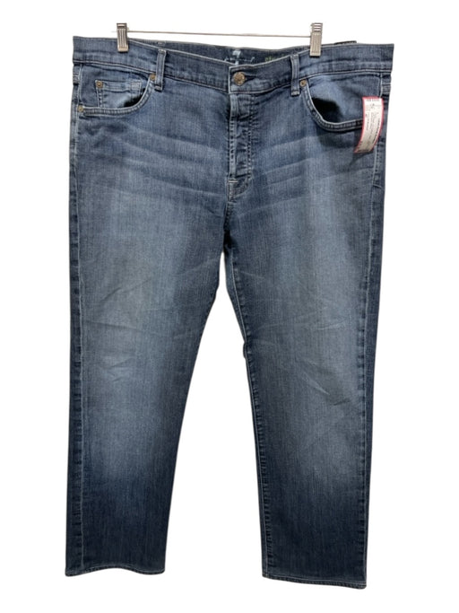 7 For All Mankind Size 40 Light Wash Cotton Solid Jean Men's Pants Light Wash / 40