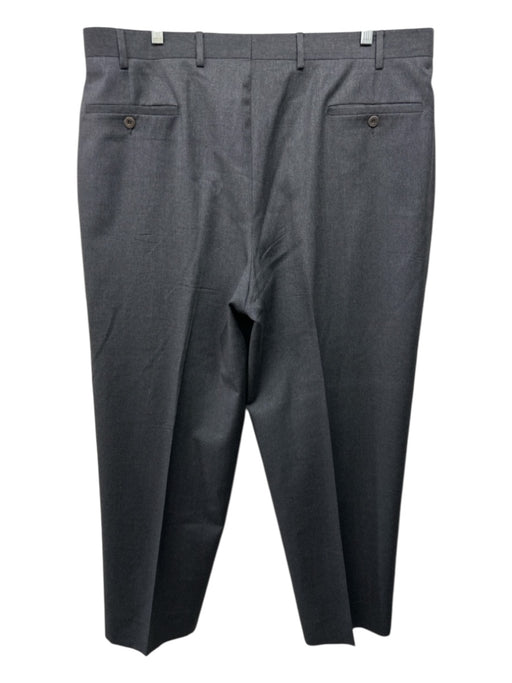 Zanella Size 38 Dark Gray Wool Solid Dress Men's Pants Dark Gray / 38