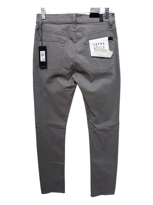 7 For All Mankind NWT Size 29 Gray Cotton Blend Solid Slim Khakis Men's Pants Gray / 29