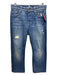 7 For All Mankind Size 29 med light wash Cotton Blend Distressed Jean Pants med light wash / 29