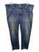 7 For All Mankind Size 40 medium dark wash Cotton Blend Solid Jean Men's Pants medium dark wash / 40