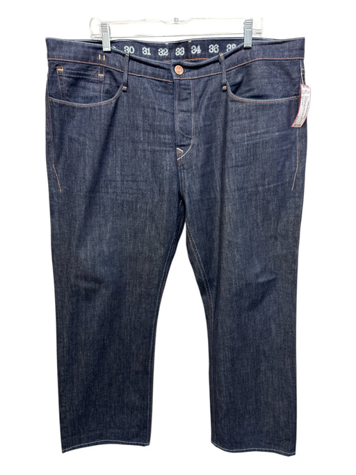 Earnest Sewn Size 40 Dark Wash Cotton Solid Jean Men's Pants Dark Wash / 40