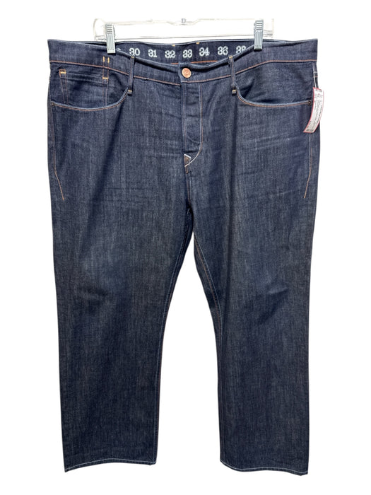 Earnest Sewn Size 40 Dark Wash Cotton Solid Jean Men's Pants Dark Wash / 40