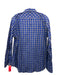 Billy Reid Size S Blue & Gray Cotton Plaid Button Up Men's Long Sleeve Shirt Blue & Gray / S