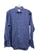Billy Reid Size S Blue & Gray Cotton Plaid Button Up Men's Long Sleeve Shirt Blue & Gray / S
