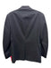 Theory Black Cotton Blend Solid 2 Button Men's Blazer Black / 36S