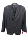 Prada Dark Gray Wool Blend Solid 3 button Men's Blazer Dark Gray / 48R