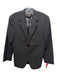 Theory Black Wool Blend Solid 2 Button Men's Blazer Black / 36S
