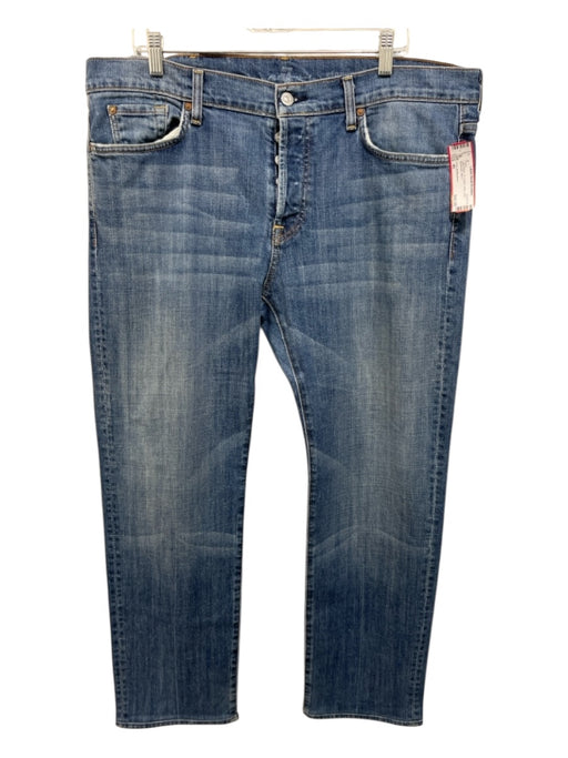 7 For All Mankind Size 40 Light Wash Cotton Solid Jean Men's Pants Light Wash / 40
