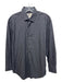 Burberry Size 15.5 Black & Gray Cotton Blend Plaid Button Up Long Sleeve Shirt Black & Gray / 15.5