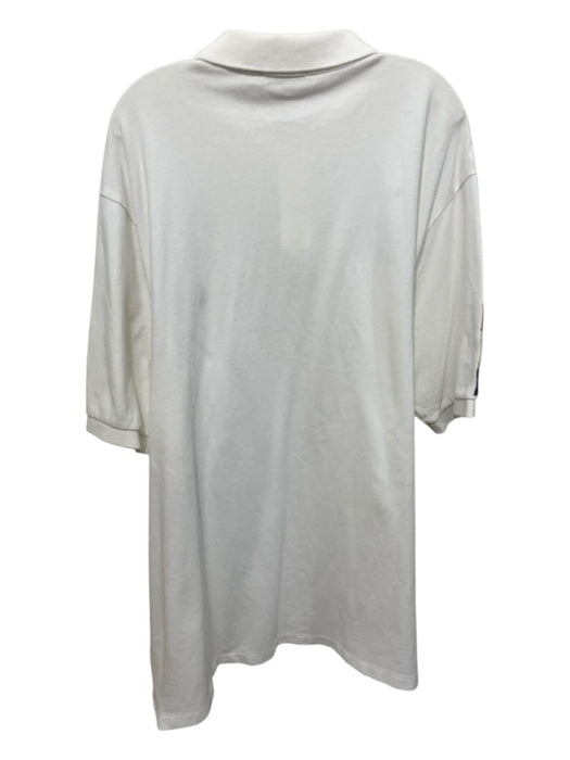 Polo Size XLT White Cotton Sketches Polo Men's Short Sleeve White / XLT