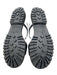 Manolo Blahnik Shoe Size 39 Black Leather Studded Ankle Buckle Flat Sandals Black / 39