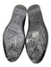 MaxMara Shoe Size 38.5 Black Leather Ankle Buckle Round Almond Toe Flats Shoes Black / 38.5