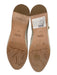 MaxMara Shoe Size 38.5 Ecru Leather Ankle Buckle Round Almond Toe Flats Shoes Ecru / 38.5