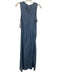 Rag & Bone Size 6 Blue Cotton Blend Keyhole Back Denim Sleeveless Maxi Dress Blue / 6