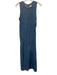 Rag & Bone Size 6 Blue Cotton Blend Keyhole Back Denim Sleeveless Maxi Dress Blue / 6