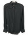 Rag & Bone Size S Black Viscose Polka Dots Button Front Long Sleeve Top Black / S