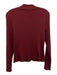 Veronica Beard Size M Burgandy Missing Fabric Tag Ribbed Long Sleeve Top Burgandy / M