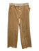 Ulla Johnson Size 28 Brown & Ivory Cotton Zip & Button Colorblock Pockets Jeans Brown & Ivory / 28
