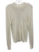 Veronica Beard Size M Cream Viscose Blend High Neck Long Sleeve Top Cream / M