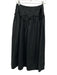Ulla Johnson Size 8 Black Cotton Pockets Zip Close Skirt Black / 8