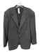 Armani Collezioni Gray Wool Pinstripe 2 Button Men's Blazer Gray / 42